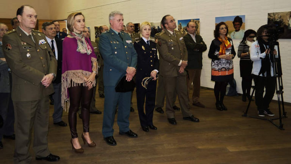 Imagen de la presentación de la exposición en el Auditorio
