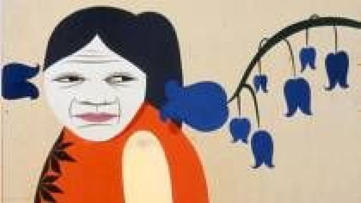 Obra de Clare E. Rojas titulada «Lilly Told Me A Secret»