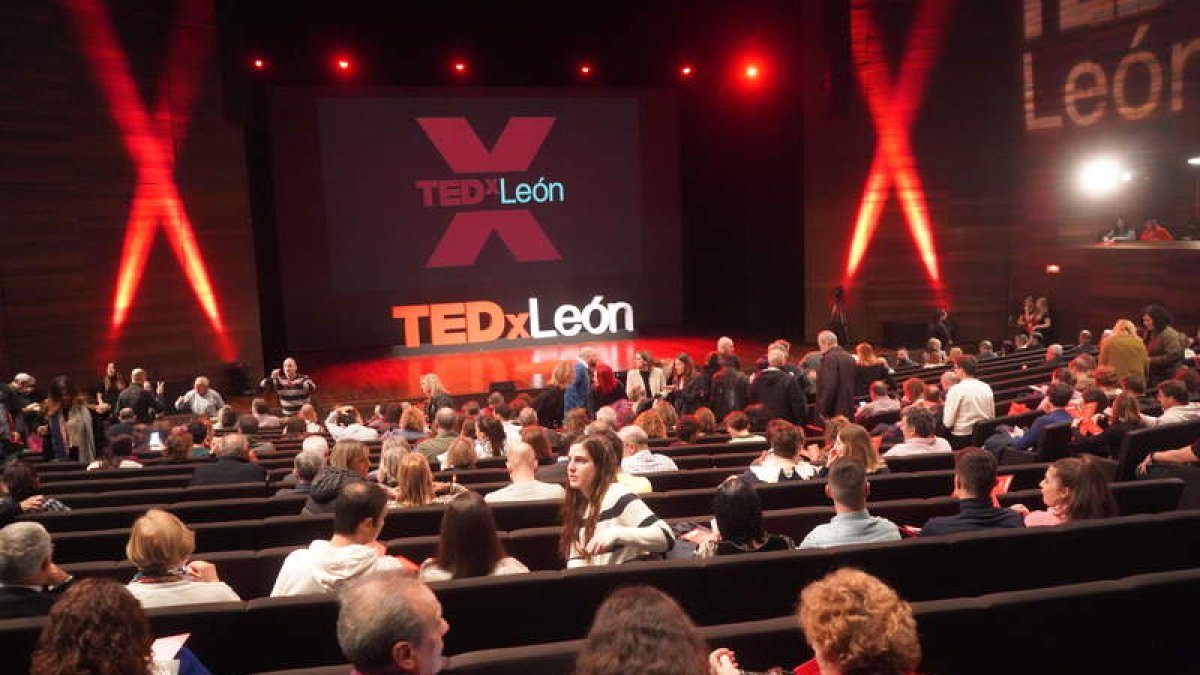 Evento de TEDxLeón, ayer en el Auditorio. J. NOTARIO