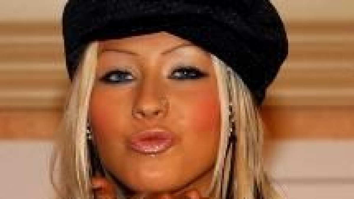 La cantante estadounidense de origen hispano Christina Aguilera