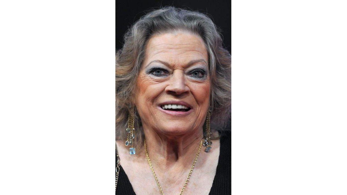 La actriz sueca Anita Ekberg.