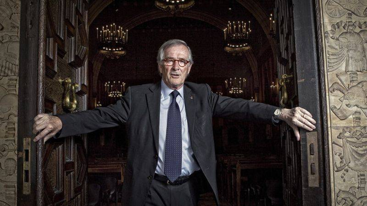 Xavier Trias, en el Ayuntamiento de Barcelona.