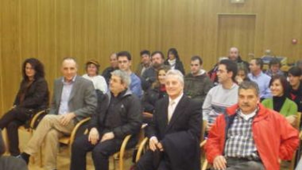 Los voluntarios de Protección Civil, en el transcurso de la visita a Valladolid