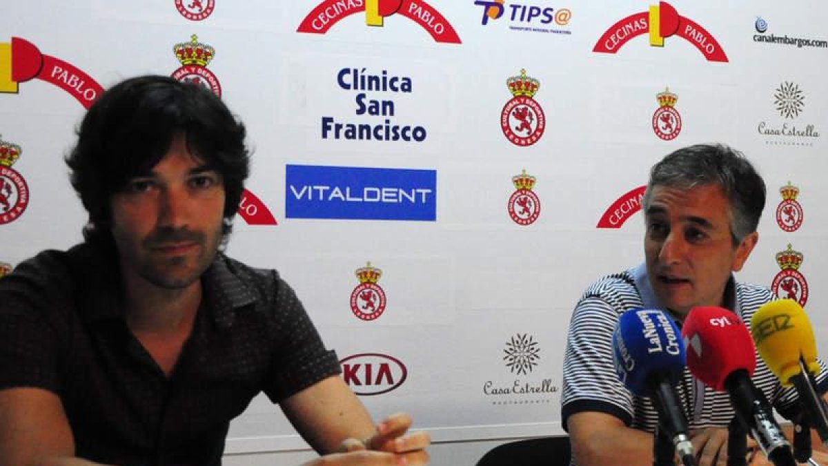 Marigorta y Juan Luis Díez en la presentación.