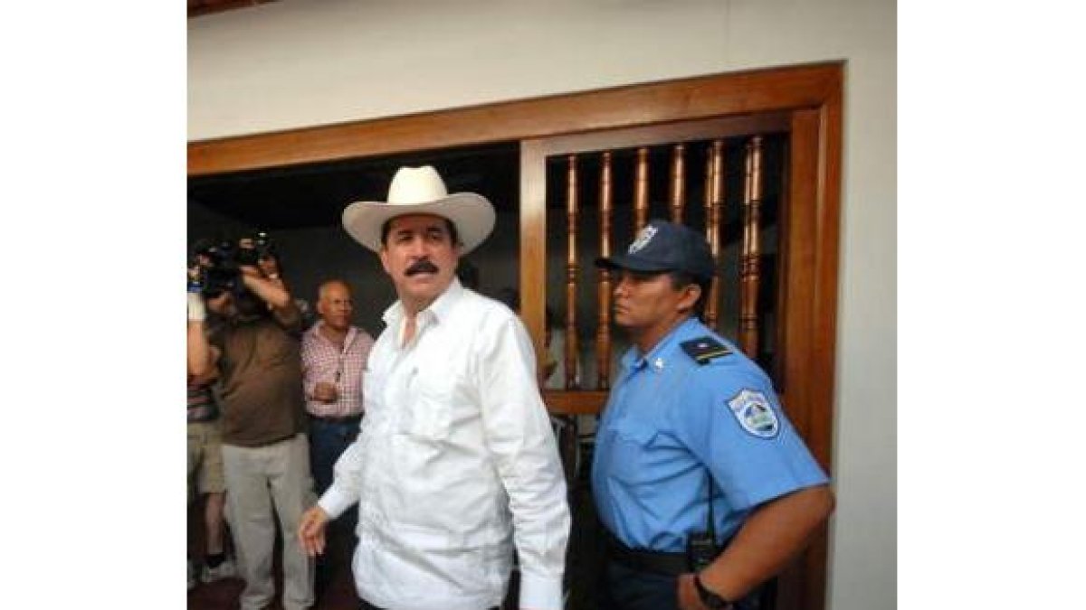 El depuesto presidente hondureño, Manuel Zelaya.