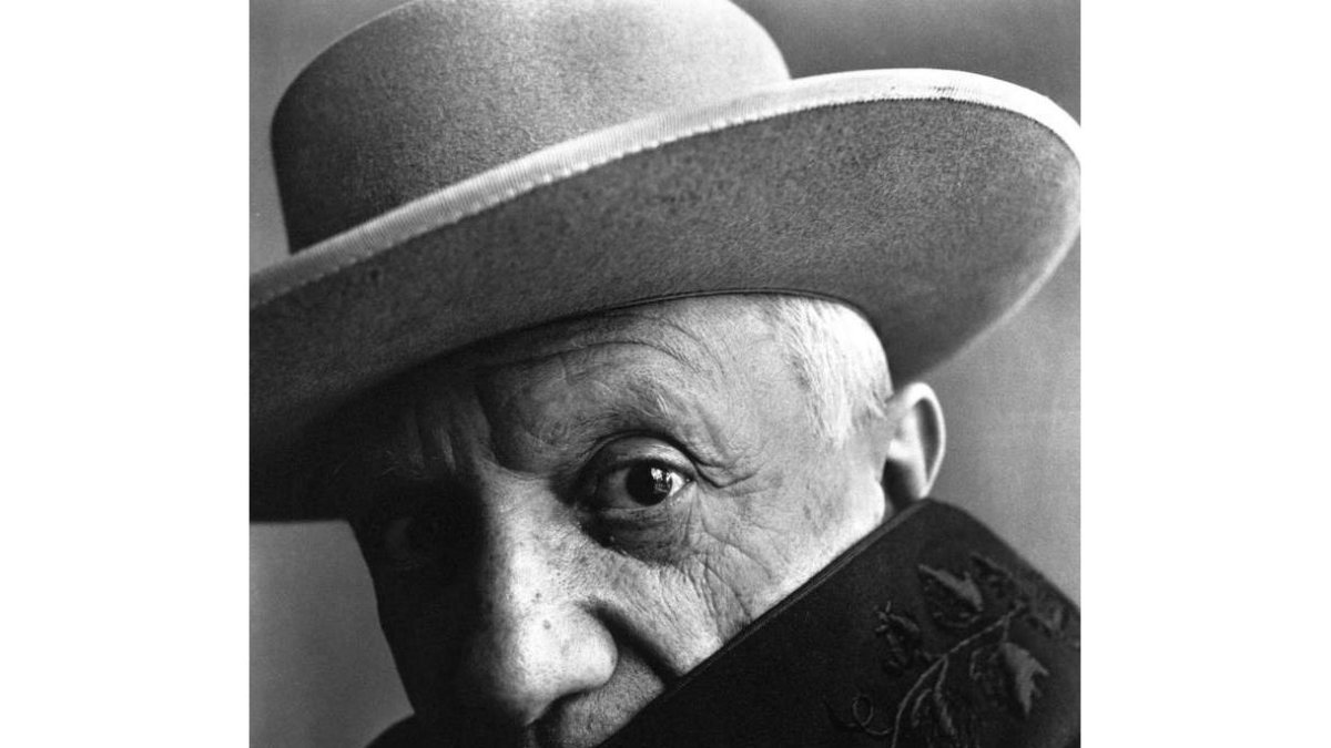 El genio malagueño, Pablo Picasso, retratado por Irving Penn.