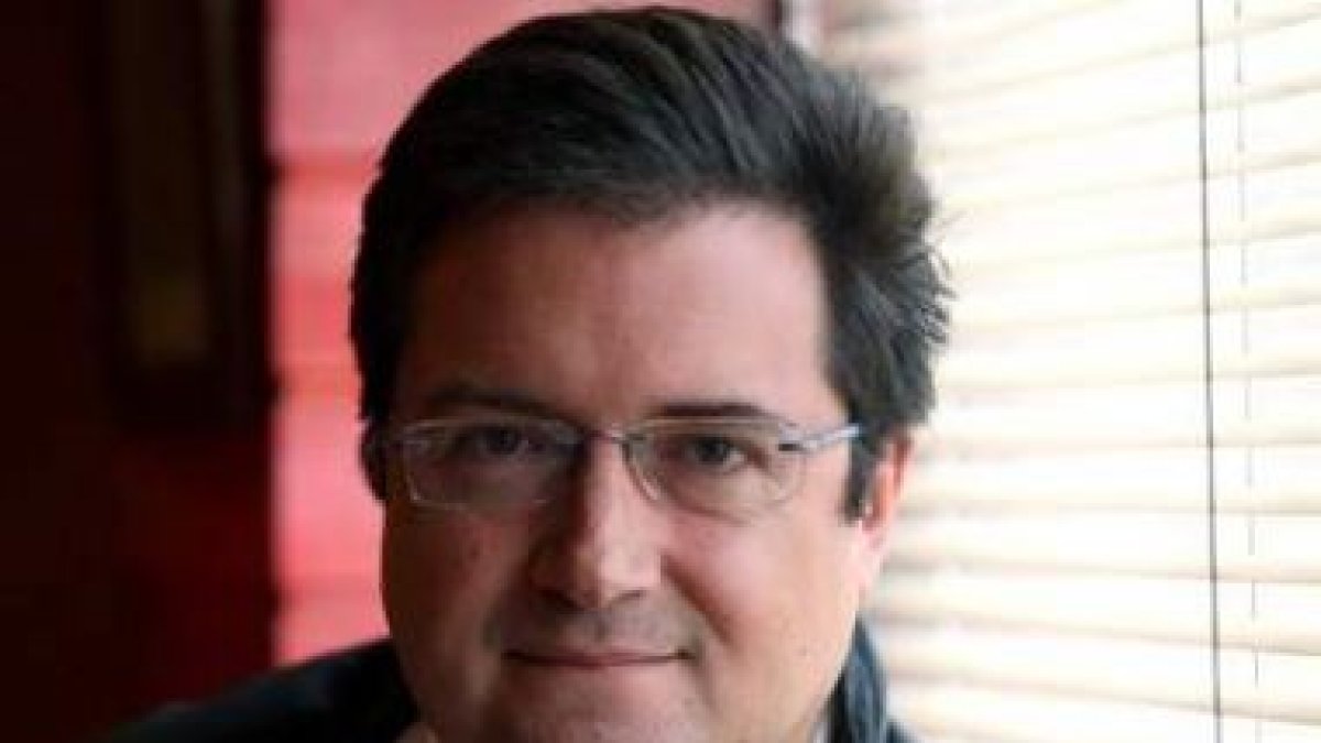 Óscar López, en su despacho de Valladolid.