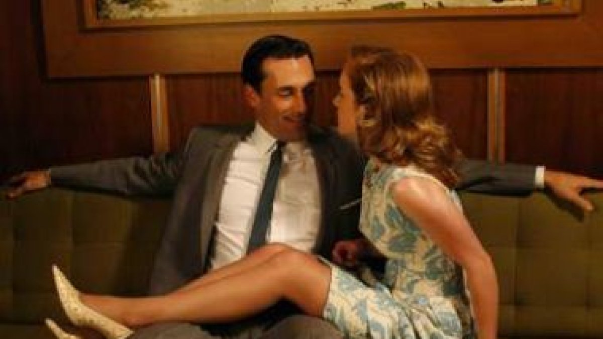 Imagen de una de las secuencias de la serie «Mad men».
