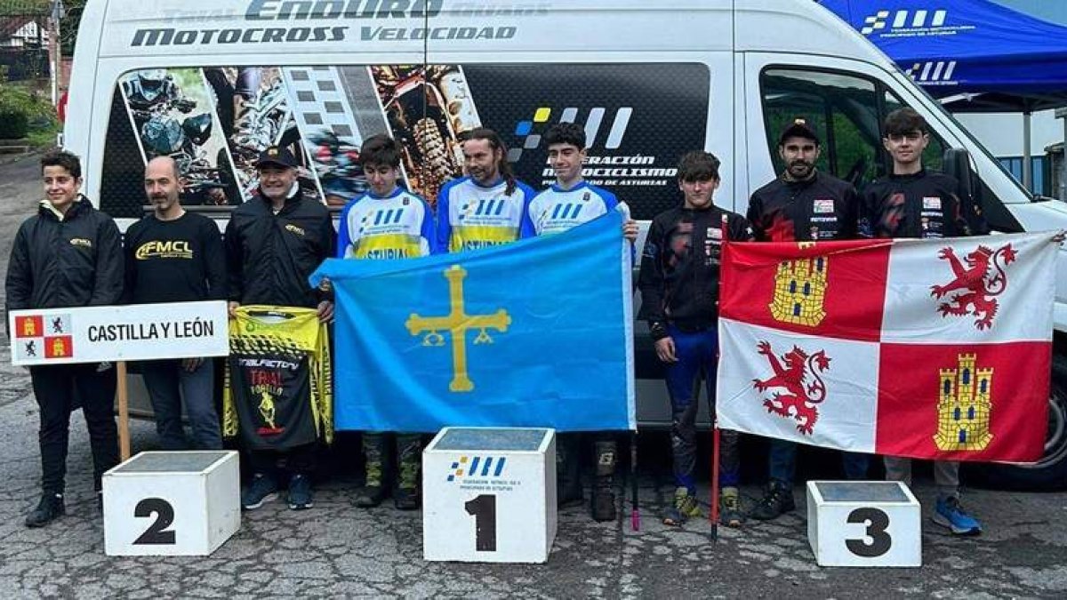 Los pilotos de la Comunidad demostraron su calidad en la prueba celebrada en Asturias. DL