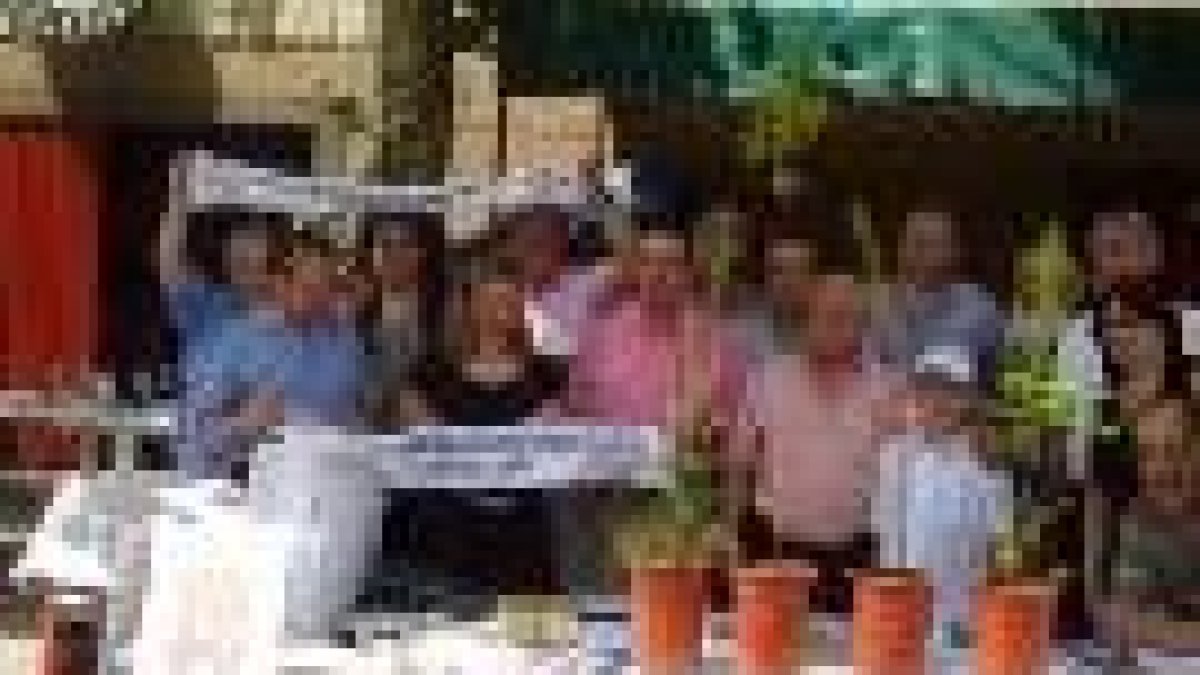 La peña madridista de Villarejo de Órbigo fue la promotora de Fotoarbolados en el municipio