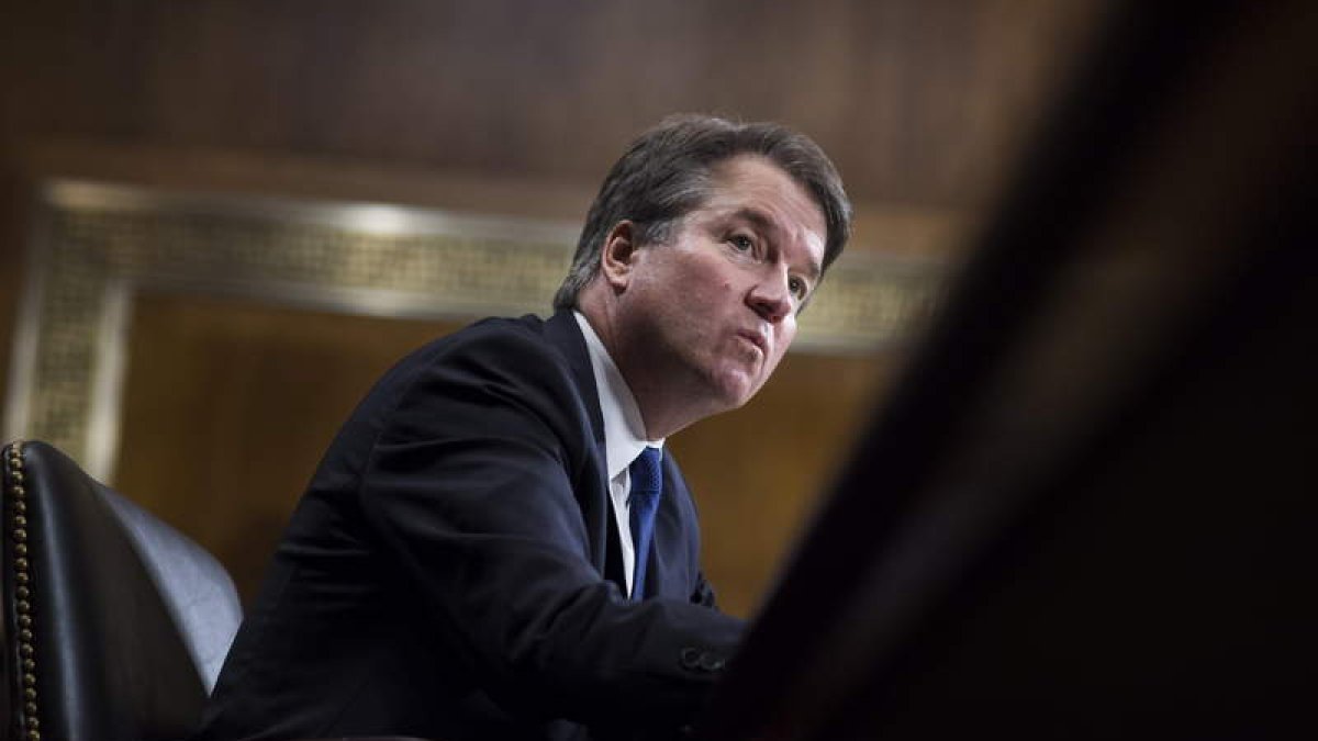 Brett Kavanaugh testifica ante la audiencia del Comité Judicial del Senado. TOM WILLIAMS