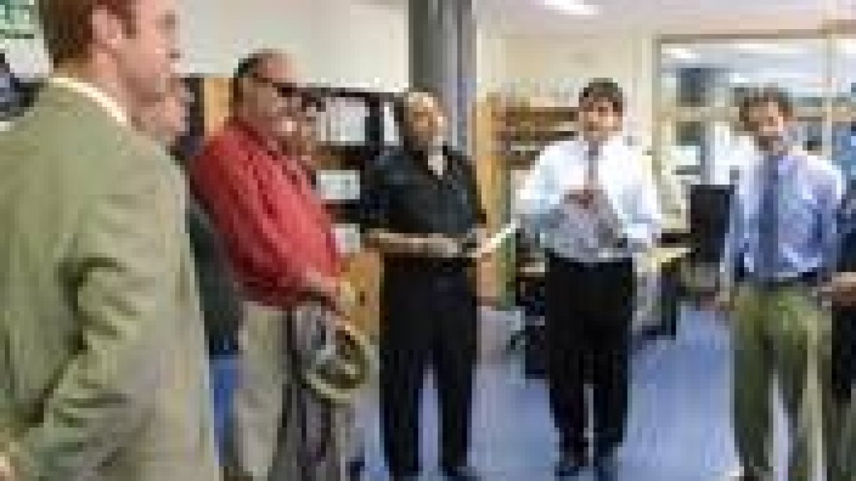 Los responsables de la Escuela de Cine en una imagen de archivo