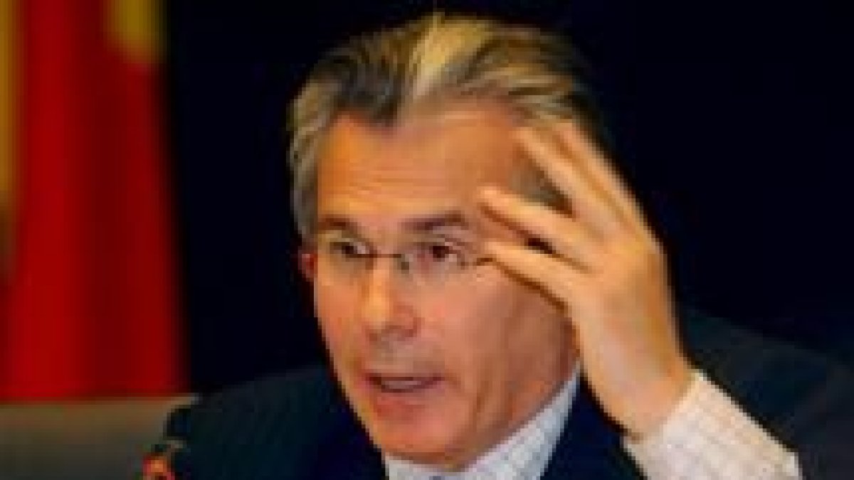 En la imagen, el juez de la Audiencia Nacional, Baltasar Garzón, durante una conferencia en Bruselas
