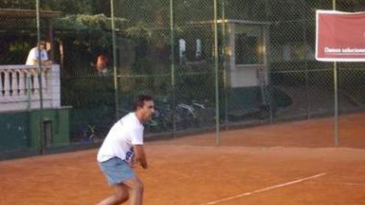 Alberto Sánchez durante uno de sus partidos.