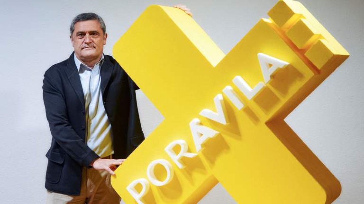 Pedro Pascual, candidato de Por Ávila. RAÚL SANCHIDRIÁN