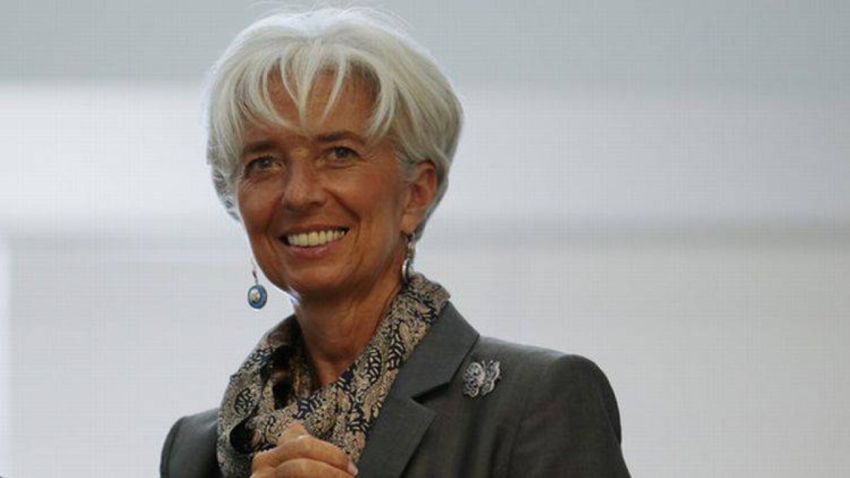 Christine Lagarde, en el marco del Foro de Cooperación Económica Asia-Pacífico (APEC) que se celebra en Vladivostok, Rusia.