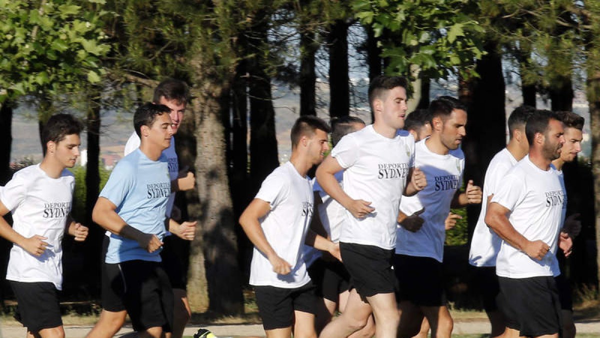 La Virgen arrancó ayer su pretemporada. MARCIANO