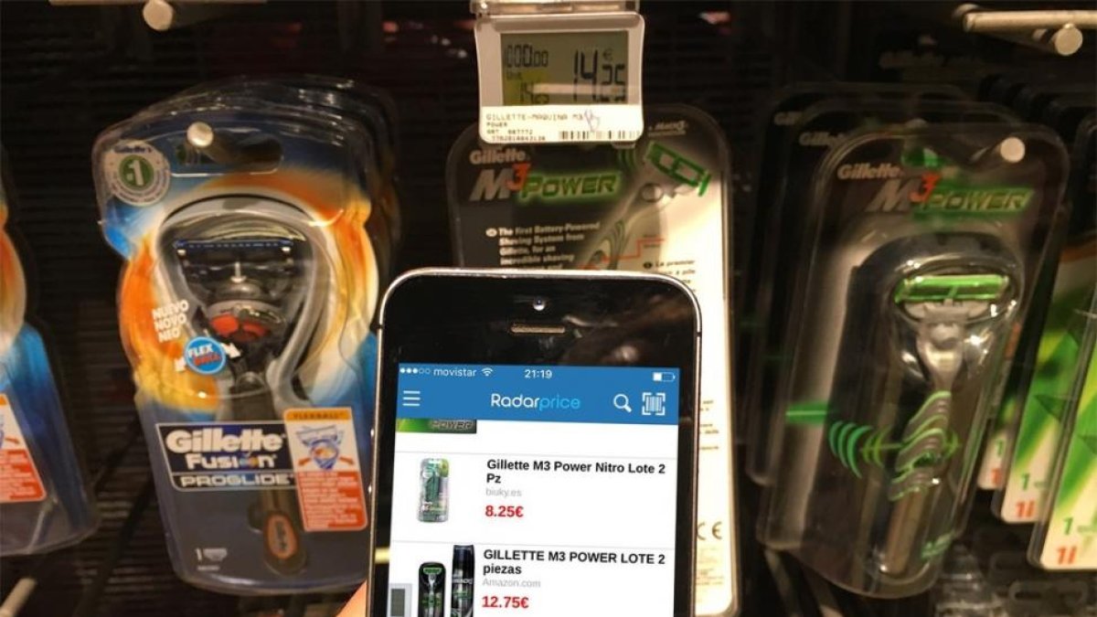 Radarprice permite ahorrar en la compra de artículos de las tiendas más cercanas.