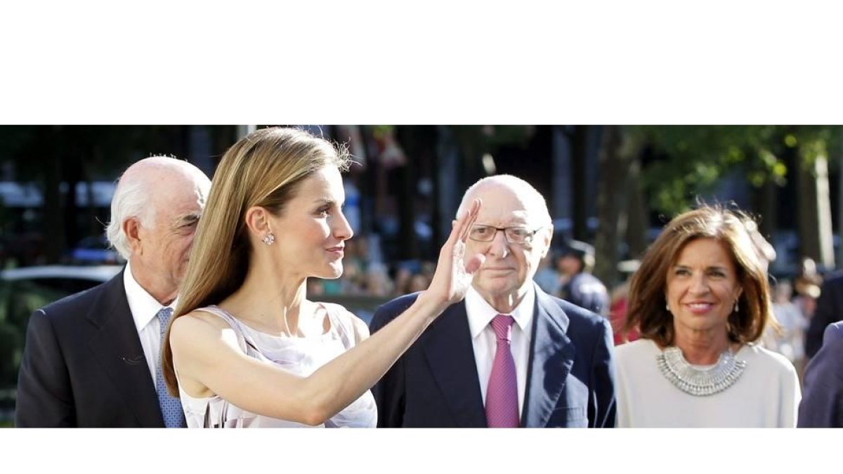 La Reina Letizia el martes durante su vista al Prado
