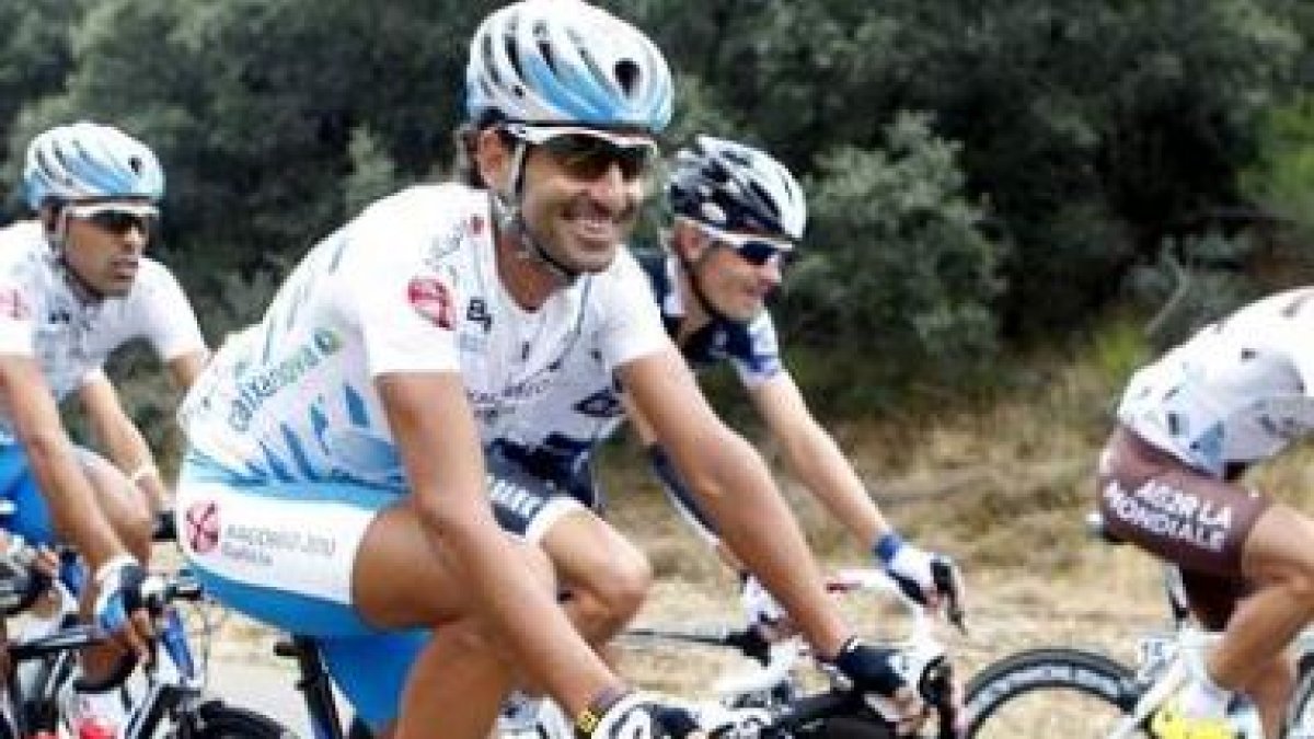El ciclistadel Xacobeo Galicia, Ezequiel Mosquera.