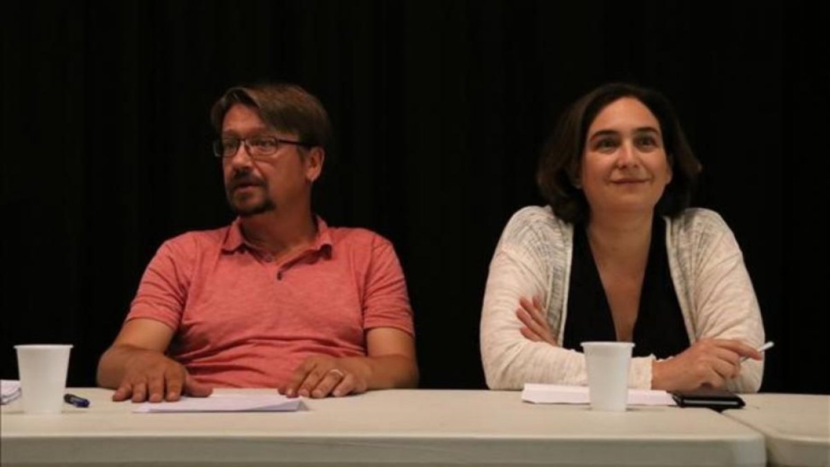 Ada Colau y Xavier Domènech