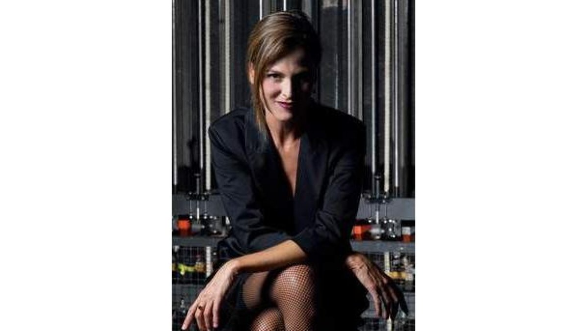 Mónica López, como Aurora en la serie «Acusados».