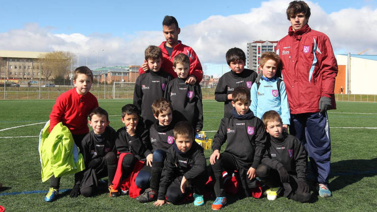 Formación del equipo del Ejido que milita en la 1.ª División Provincial Prebenjamín.
