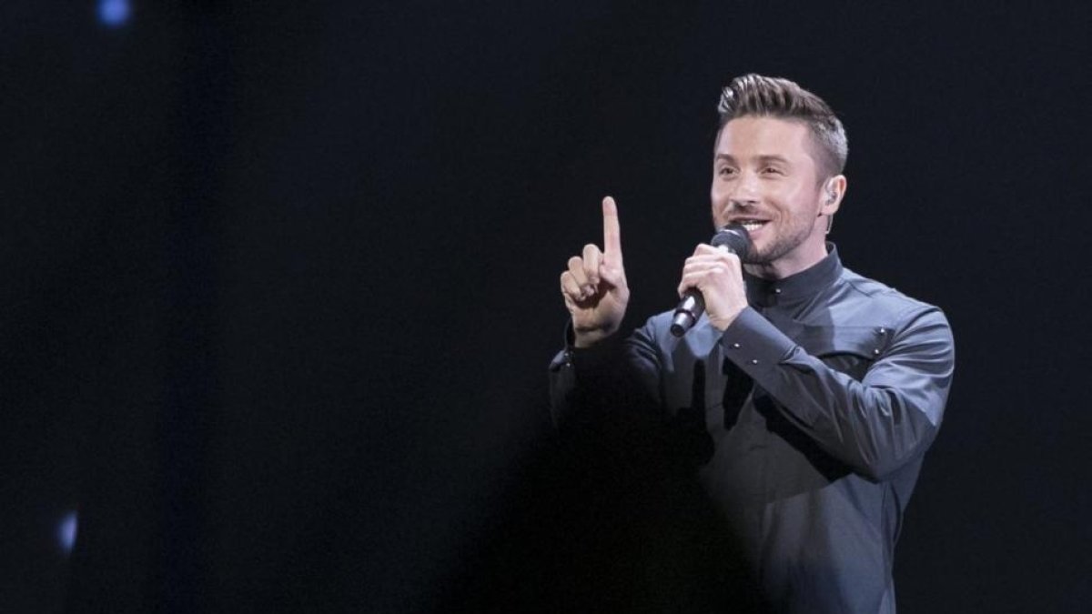 El representante de Rusia en el Festival de Eurovisión 2016, Sergey Lazarev.