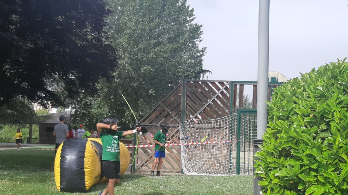 Tiro con arco en una edición anterior de Municipalia. DL