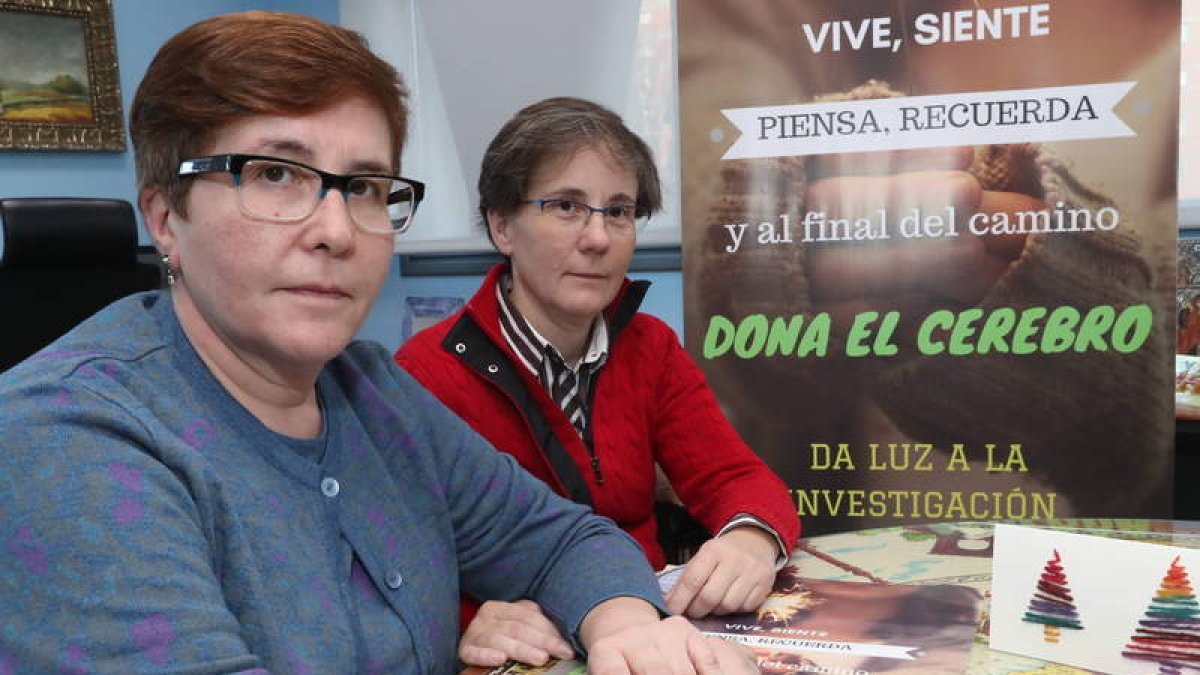 Las hermanas Pilar e Irma Claro Suárez han donado sus cerebros a la ciencia. RAMIRO