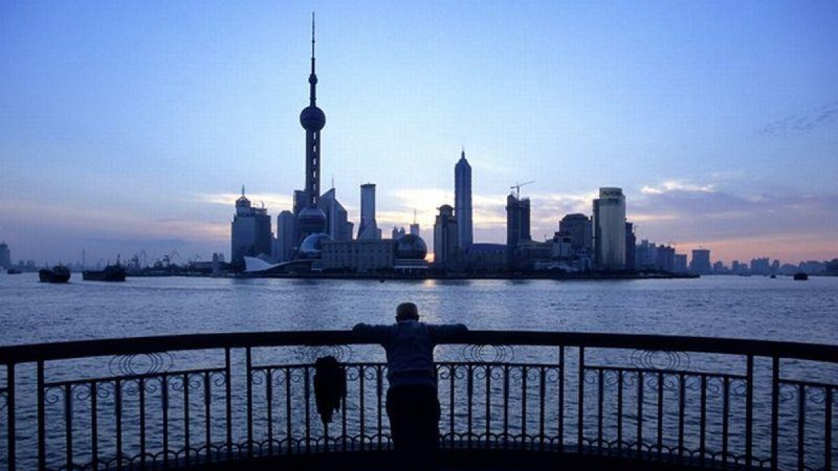 La ciudad de Shanghái y sus rascacielos.