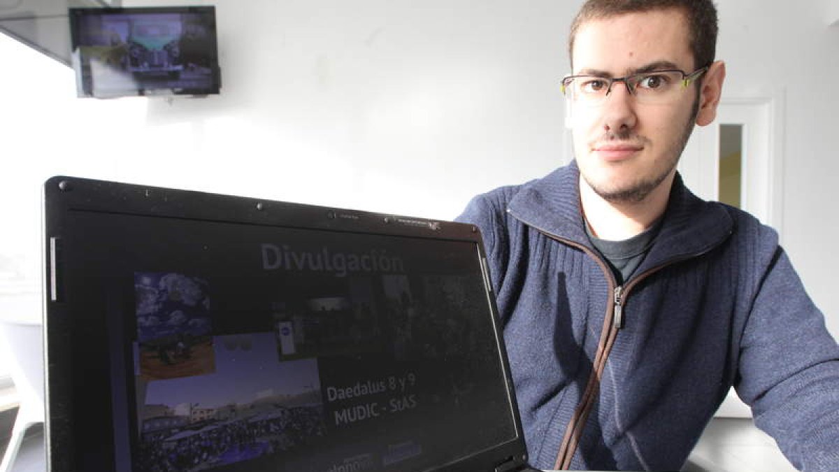 David Mayo, el leonés que participa en un proyecto de la Nasa aunque no es un profesional de la astronomía.