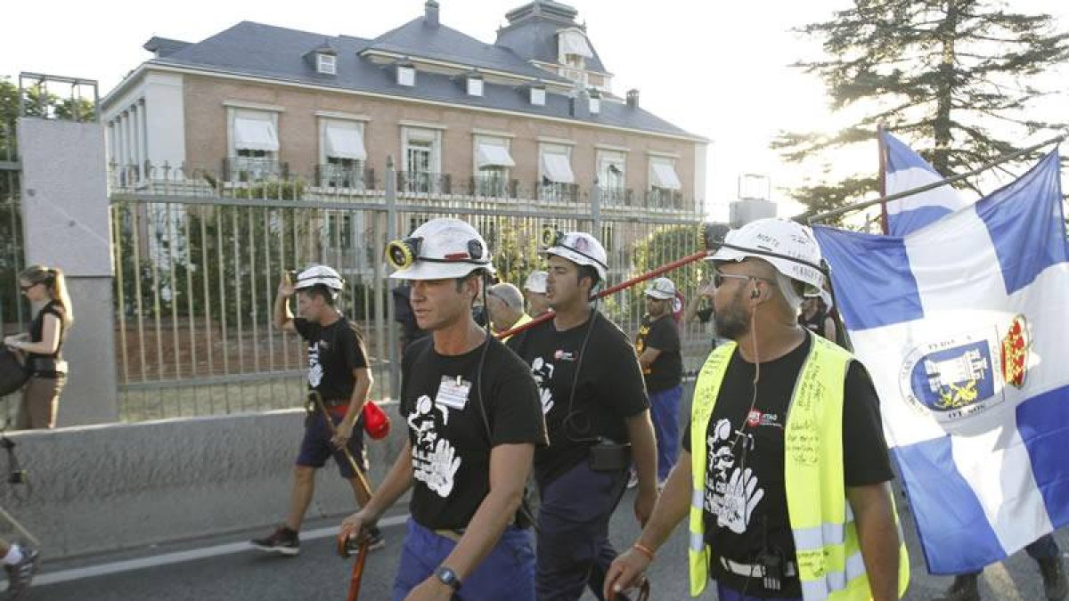 Los mineros pasan ante Moncloa