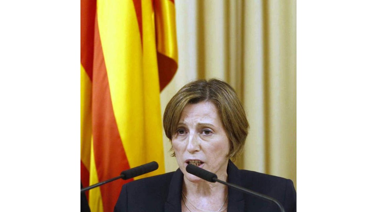 La presidenta del Parlamento catalán, Carme Forcadell. A. DALMAU