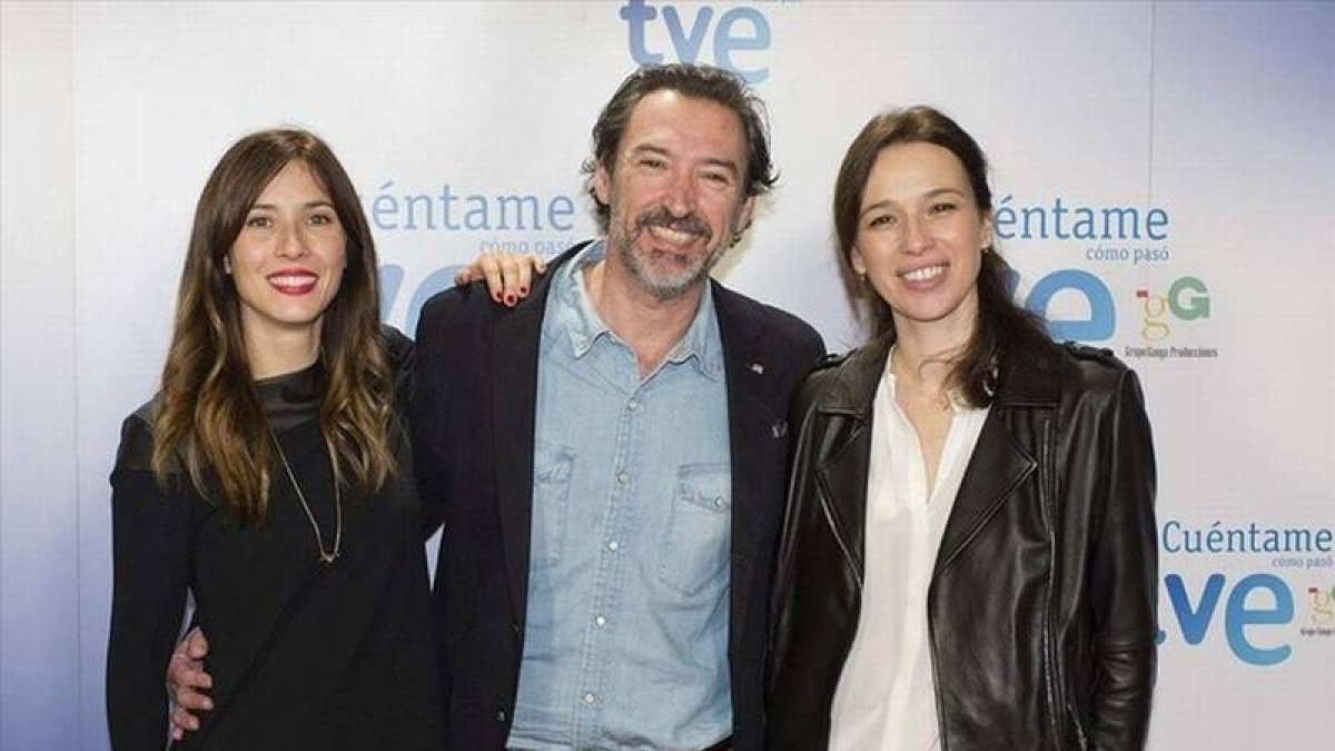 Bárbara Goenaga, Ginés García Millán y Aridana Gil.