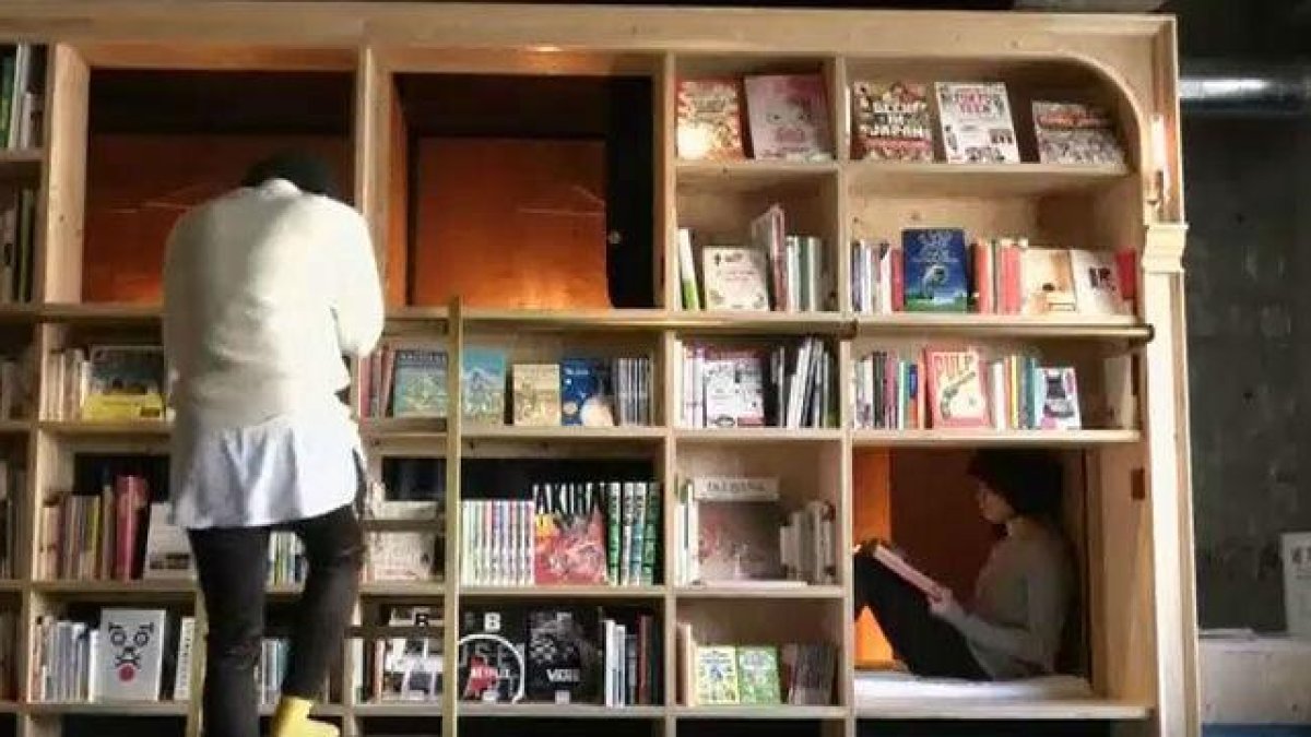 Dormir en una librería ya es posible en Japón.