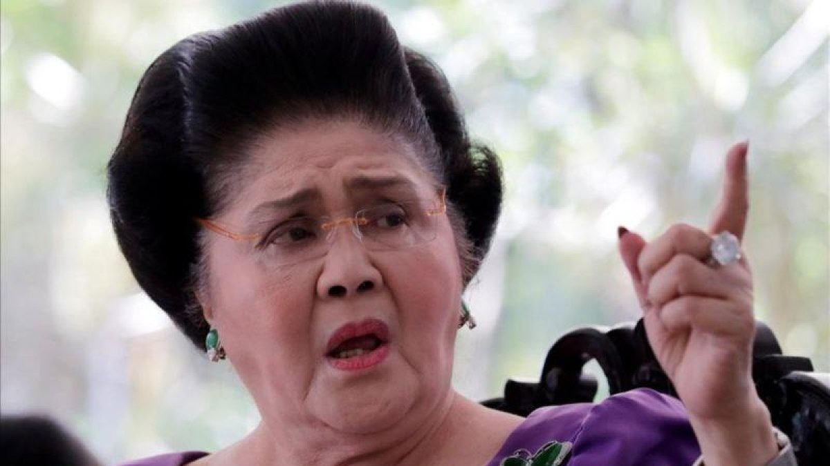 La exprimera dama filipina Imelda Marcos