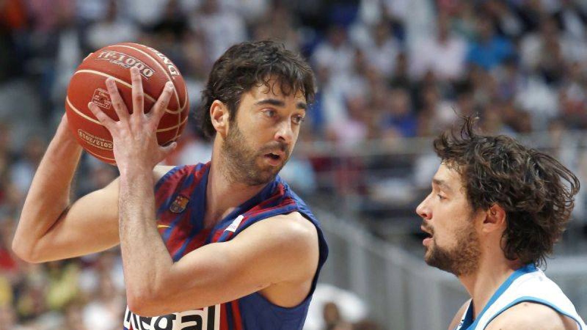 Navarro, durante el partido disputado en Madrid.