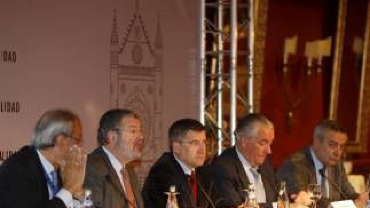 Un momento del acto de presentación del congreso, celebrado ayer