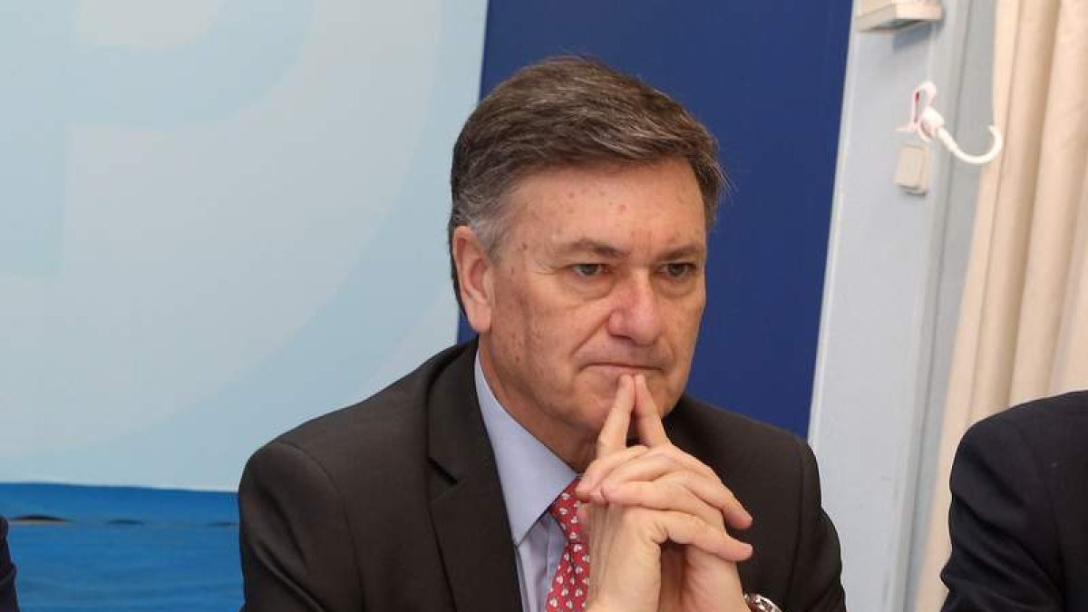 El secretario del PP de Castilla y León, Vázquez. J. M. GARCÍA