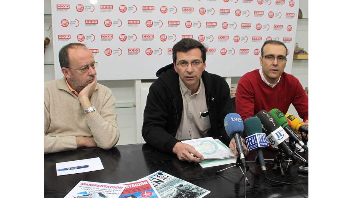 Ignacio Fernández, Hipólito Riesco y Manuel Mayo.