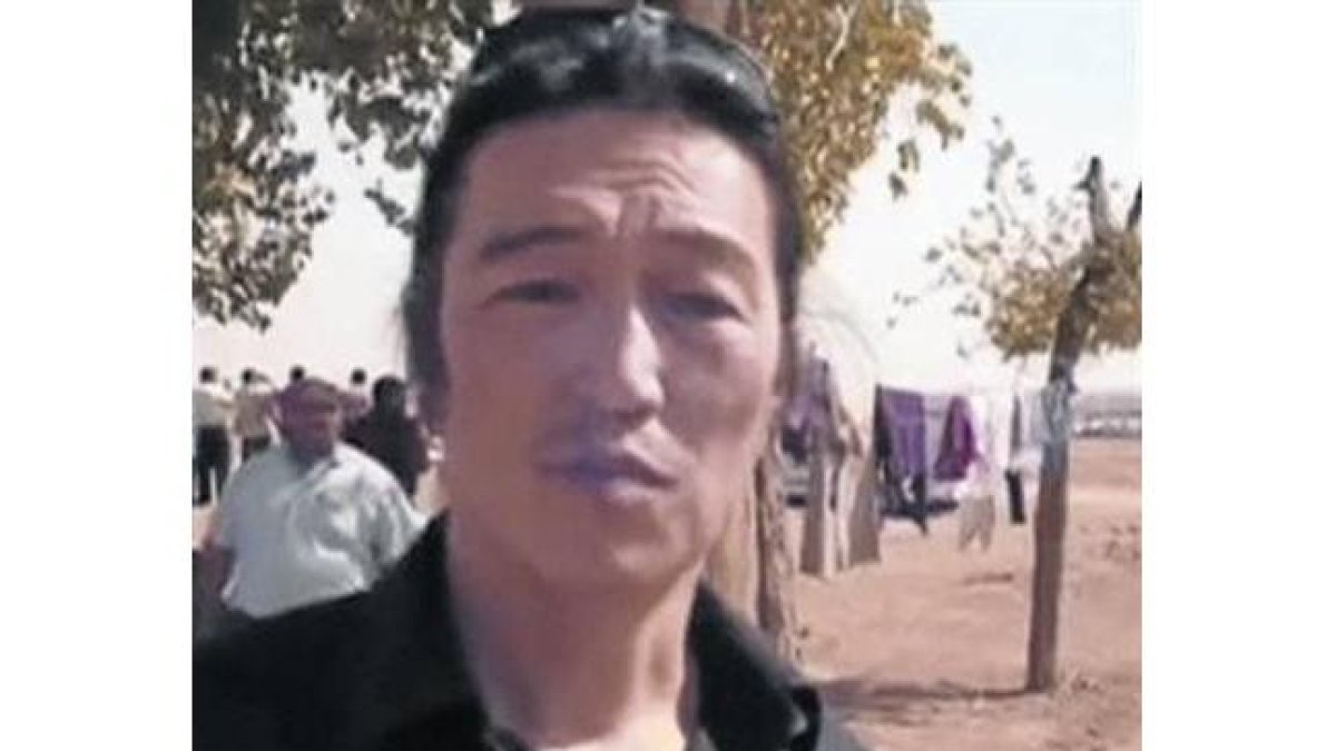 Kenji Goto, en una imagen tomada en Kobani (Siria), antes de su secuestro, en octubre del año pasado.