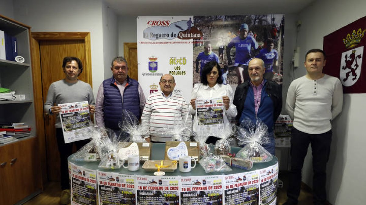 Presentación del cross provincial Santovenia de la Valdoncina. MARCIANO PÉREZ