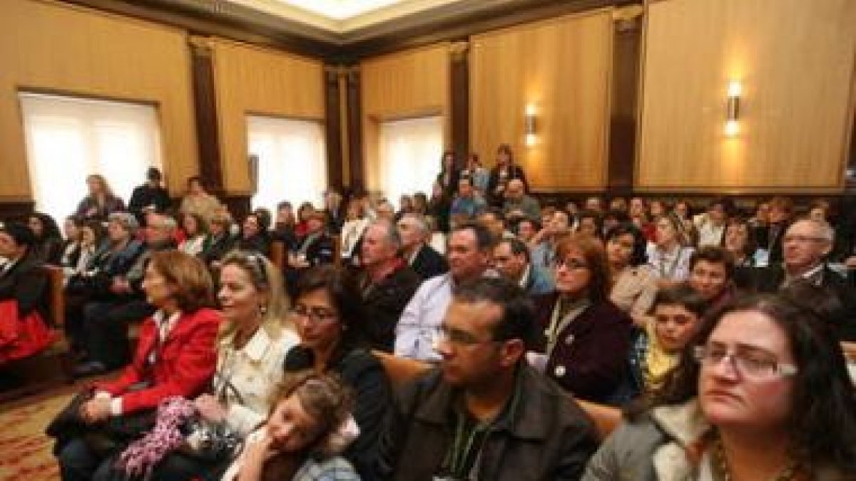 Las braceras asistieron ayer a una recepción en el Ayuntamiento de la capital