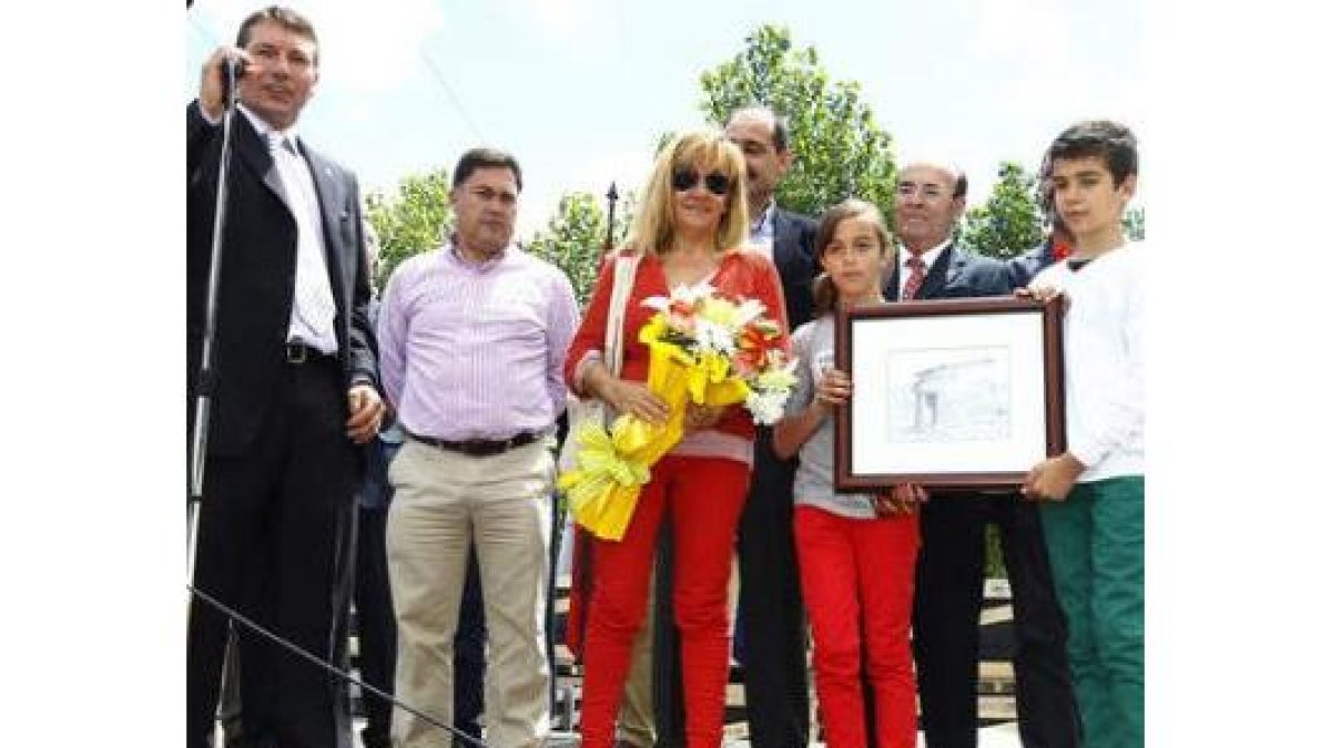 Florentina Carbajo, con 98 años, también fue homenajeada.