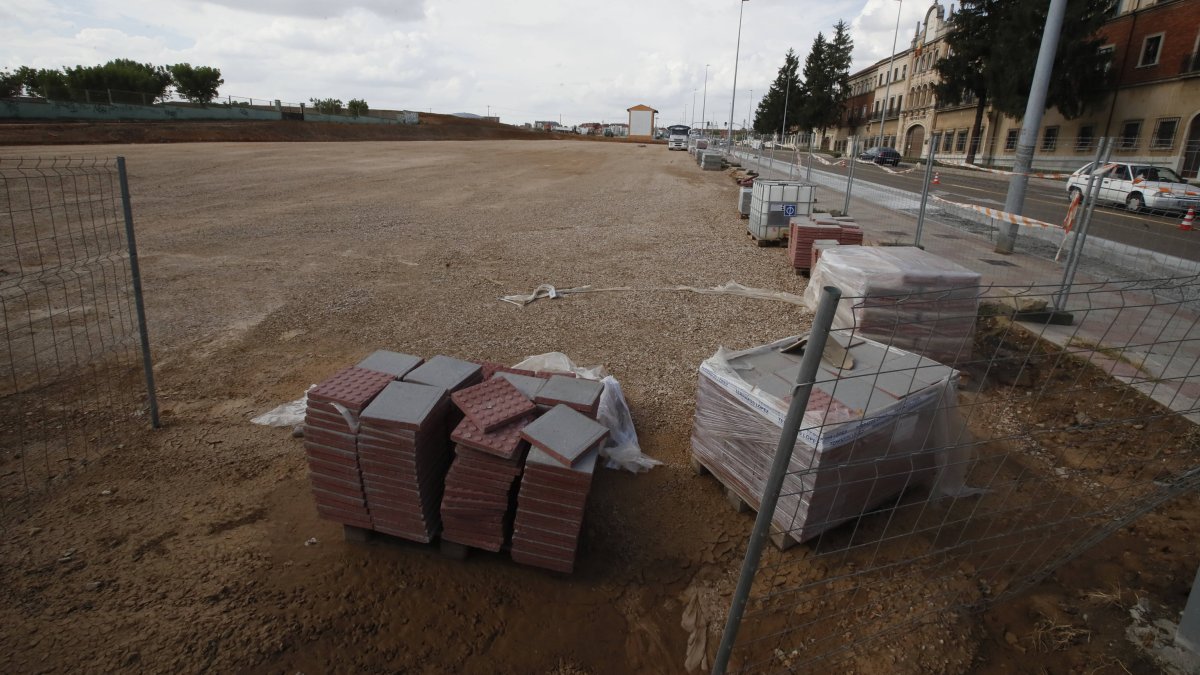 Obras en la Avenida de Asturias. RAMIRO