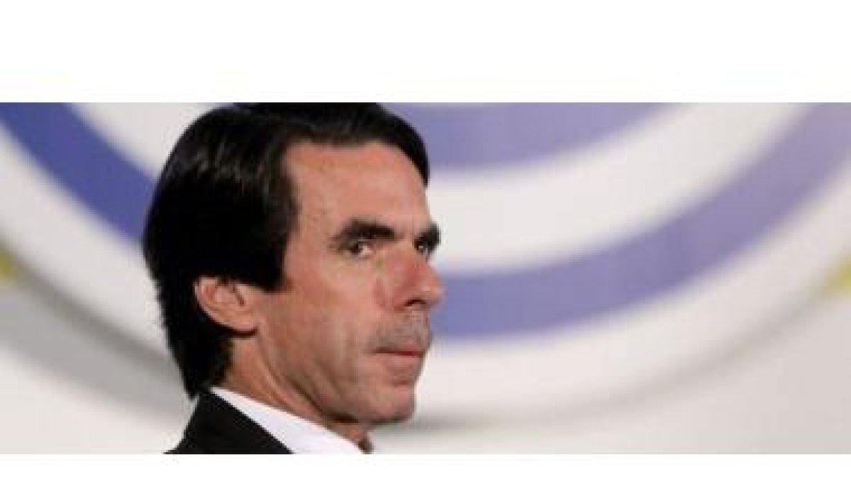 Aznar, durante su conferencia en el Foro de Ideas Económicas.