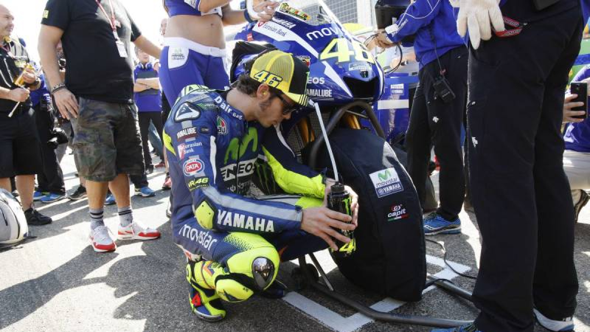 Valentino Rossi, en Motorland.