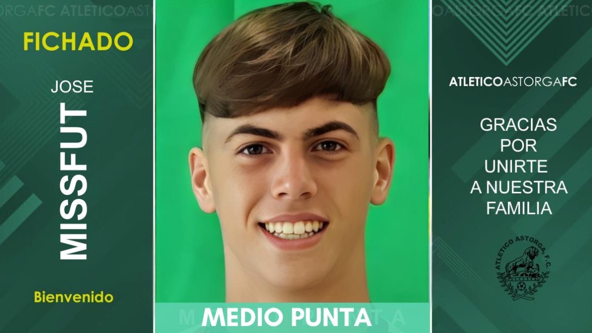 José Missfut, nuevo integrante del Atlético Astorga. DL