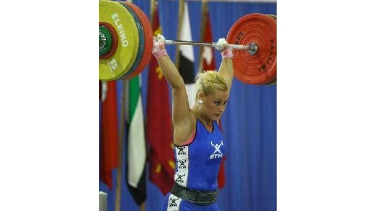 Lidia Valentín, en una competición reciente.